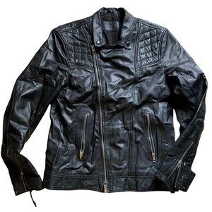 All Saints Leather Moto Jacket